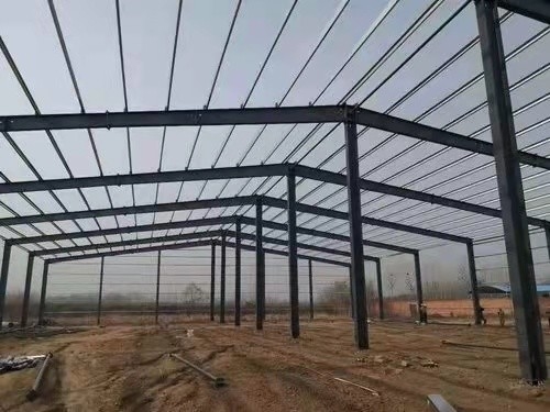जिप्सम सीलिंग प्रीकास्ट स्टील स्ट्रक्चर वेयरहाउस सीमेंट क्लैडिंग