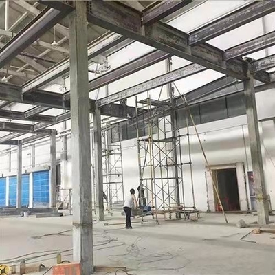 ईपीएस प्रीफैब्रिकेटेड स्टील फ्रेम बिल्डिंग लाइट स्टील फ्रेम हाउस
